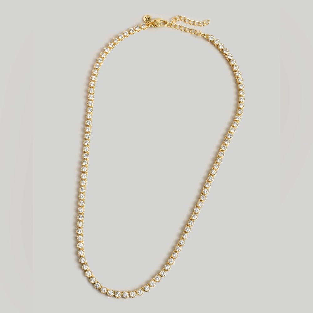 The Tennis Collection Bezel Set Crystal Necklace